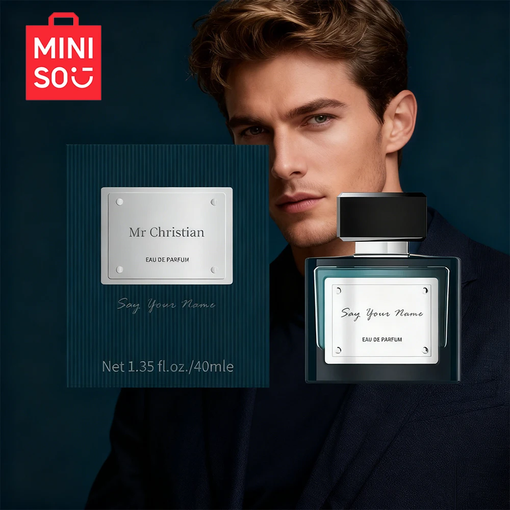 

MINISO MR CHRISTIAN Perfume For Men Original Luxury Floral Eau De Parfum Designer Fragrance Man Gift Body Spray 40ML