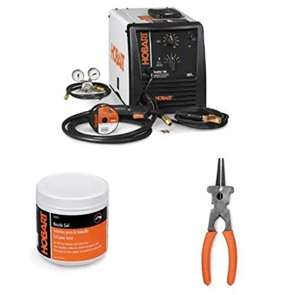 230V MIG Welder Kit with Welding Tools & Nozzle Gel