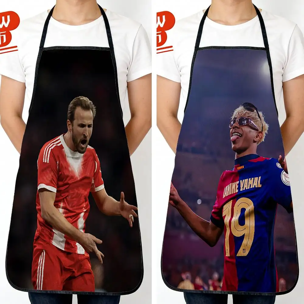 

game Harry Kane cool Lamine Yamal New Fashion Kitchen Aprons for Woman Men Chef Work Apron for Grill Restaurant Bar Shop Cafes