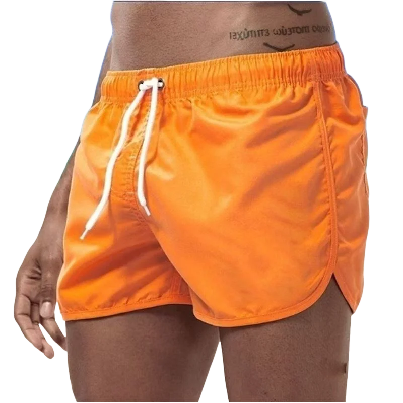 

Shorts For Mens 2025 Summer Men's Swimwear Shorts Brand Beachwear Sexy Swim Trunks Men Swimsuits Low Waist Breathable Beach Wear