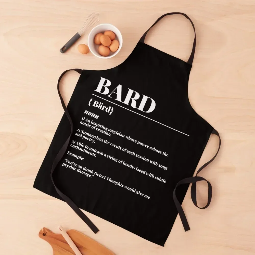 DnD Bard Definition Class Apron Kitchen Household Items Hairdressing Apron