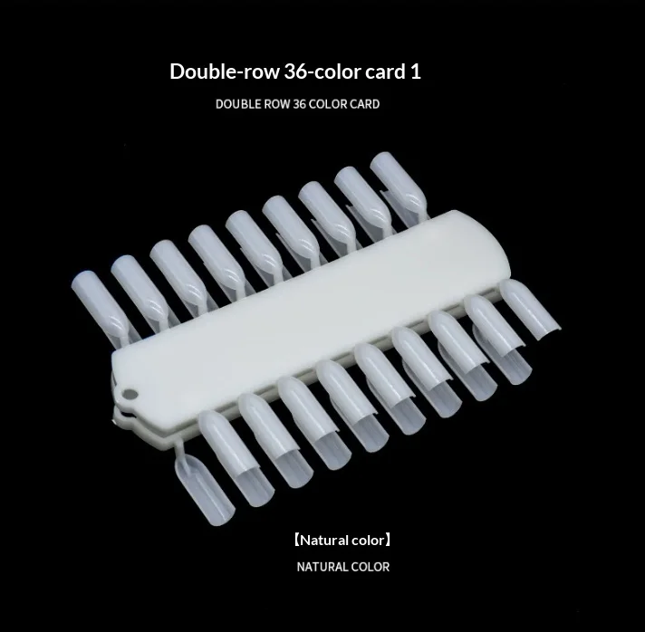 36Pcs Nail Practice Display Board Transparent Reusable Nail Art Palette Tool for Professional Salon Home DIY Nail Design