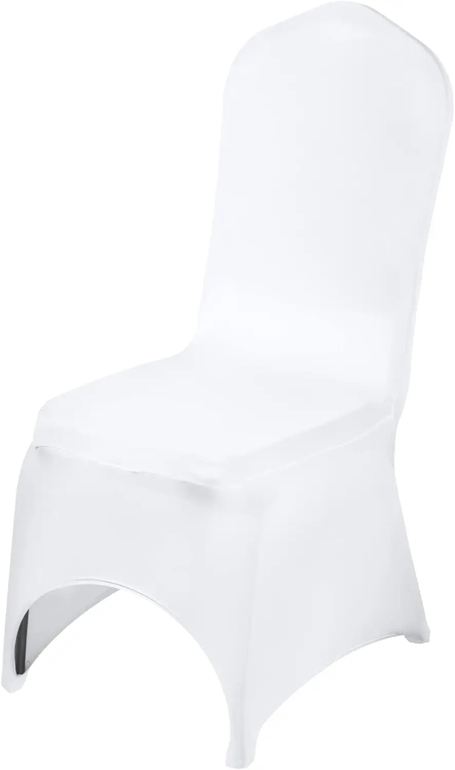 

50 Pcs White Chair Covers Polyester Spandex Chair Cover Stretch Slipcovers for Wedding Party Dining Chair Decoration Covers