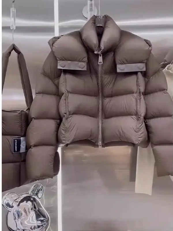 

Faionable ort Puffer Jaet, женская верхняя одежда кофейного цвета с хлебом, зима 2025, Новое поступление, корейский Sle, прямой крой