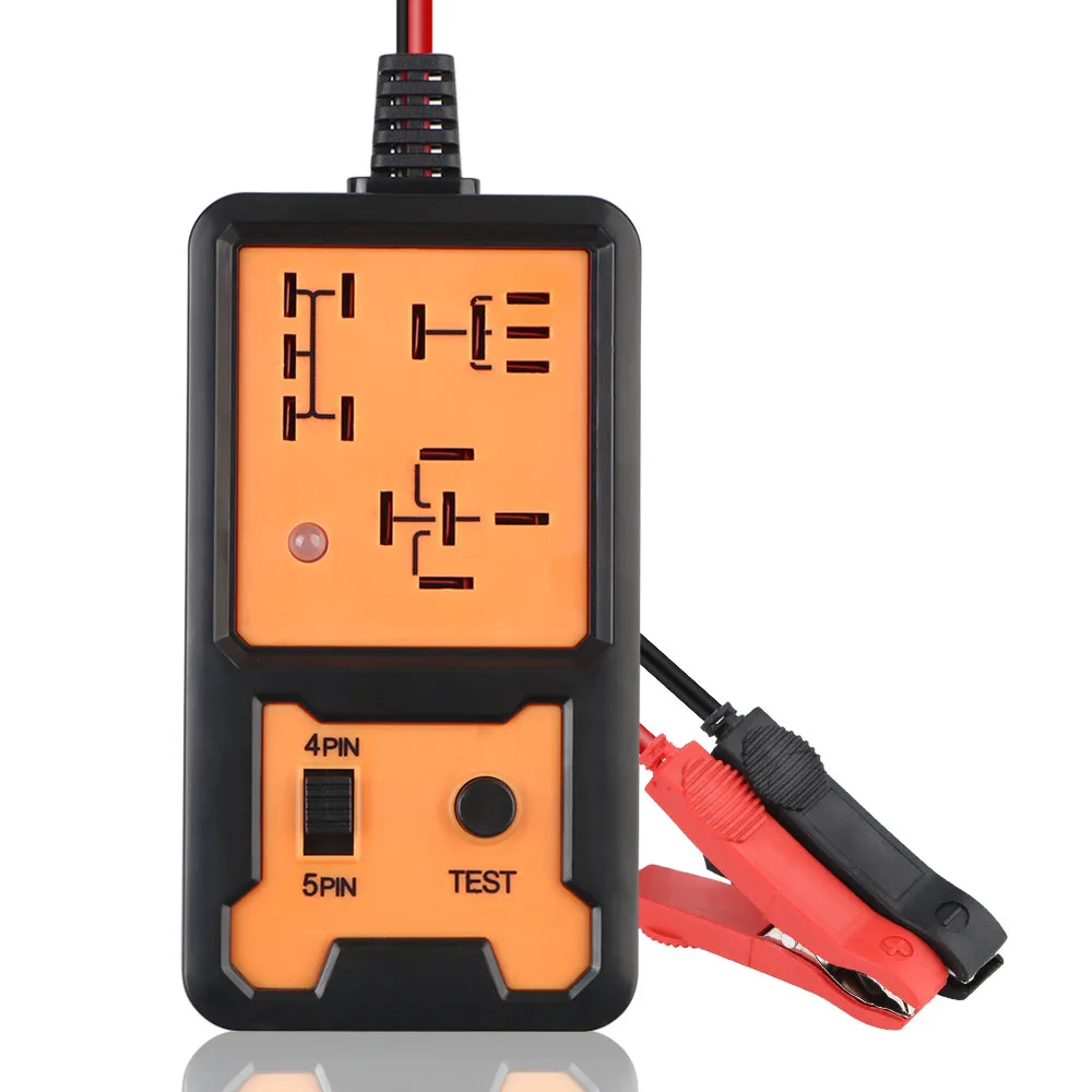 Car Relay Tester Battery Checker Voltage Tester Automotive Circuit Electronic Relay Tester Universal 12V Indicator Light Repair Tools for Car RV Truck Trailer Accessories