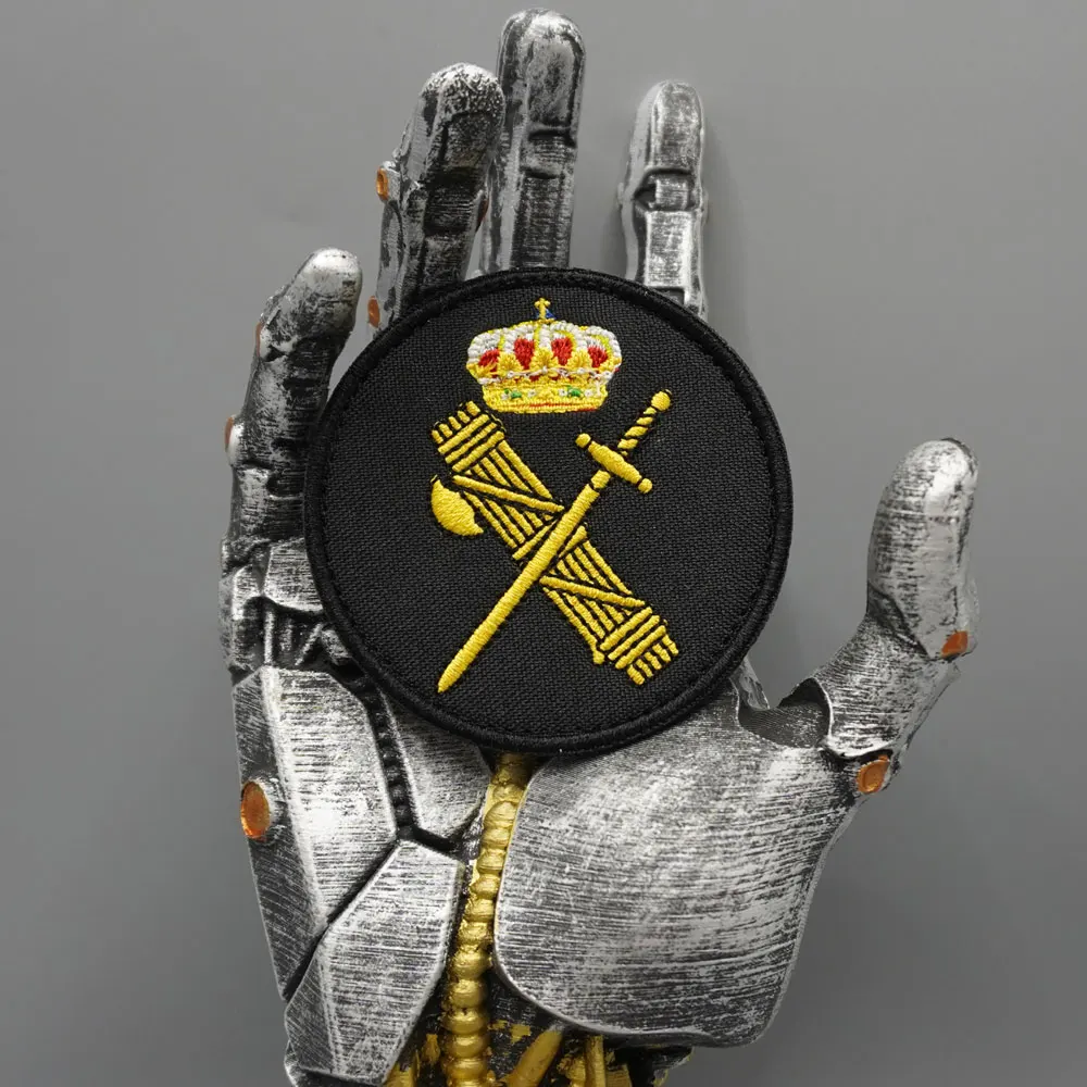 رقع التطريز التكتيكية اسبانيا الحرس المدنية الإسبانية، رائعة وعالية الجودة، تستخدم للملابس، والظهر مع السنانير أو الخياطة #1