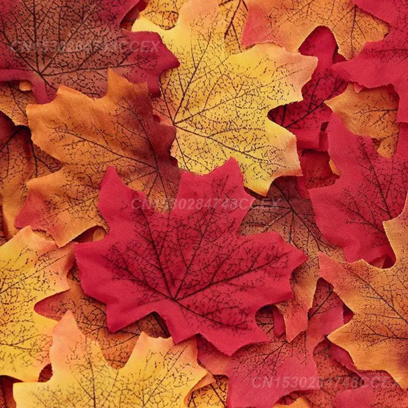 Decorative Maple Leaf Preferred Material 13g Maple Leaf Crafts Household Maple Leaf 13 Optional Halloween Maple Leaf Artificial