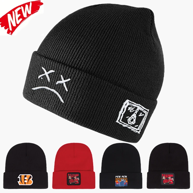 

Luxury HipHop Man Embroidery Beanies Hat for Women Men Skullies Cap Winter Warm Knitted Outdoor Leisure Bonnets Designer Man
