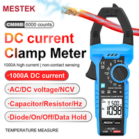 Mestek DC/AC 1000A Digital Clamp Meter 750V Current Voltage Tester Ammeter NCV Pliers Car Amp Pinza Amperimetric Multimeter