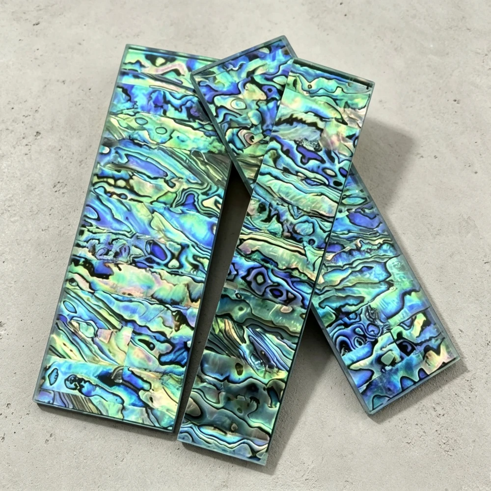 1 Piece New Zealand Natural Abalone Shell, Acrylic Material, DIY Knife Handle Making Materials, Craft Accessories