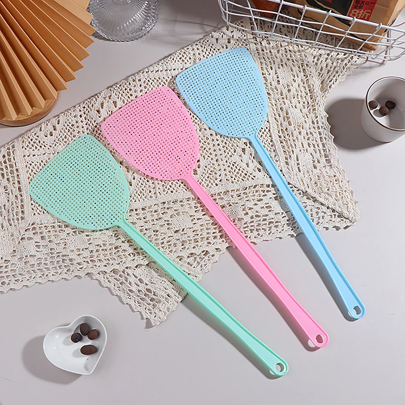 Household Plastic Fly Swatter Beat Insect Flies Pat Anti-mosquito Shoot Fly Pest Control Mosquito Fly Catcher Home Kitchen Tool