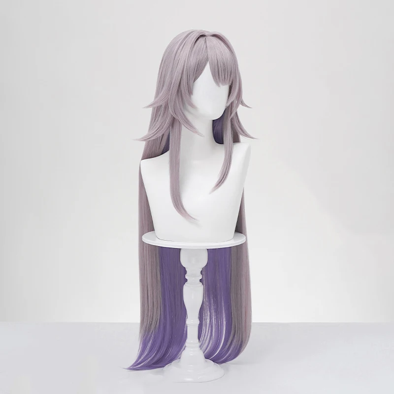 Honkai Star Rail The Herta Cosplay Wig Light Purple Long Hair New Skin Herta Space Station Halloween Party for Women Girls Props