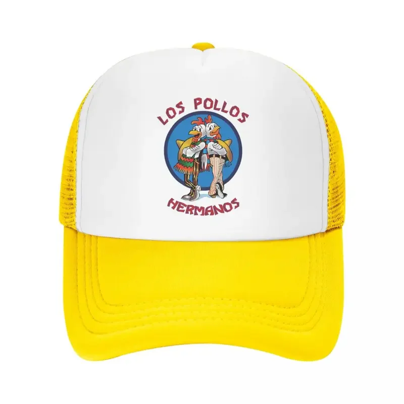 Casquette de camionneur réglable pour hommes et femmes, casquettes Snapback, casquettes Breaking Bad, casquettes de baseball jetables, chapeaux de sport drôles, Los Pollos Hermanos, frères