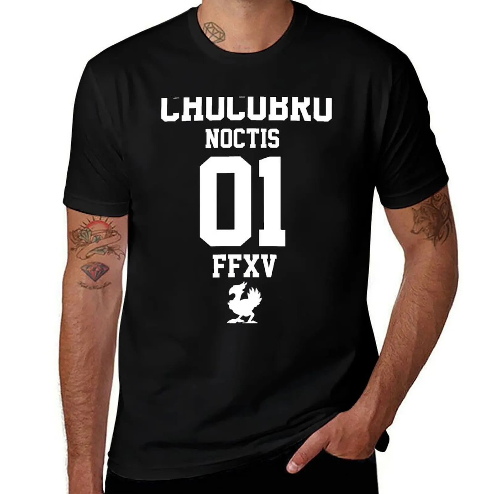 Chocobro - Noctis T-Shirt All Match Basic Short Sleeve Top T-Shirt