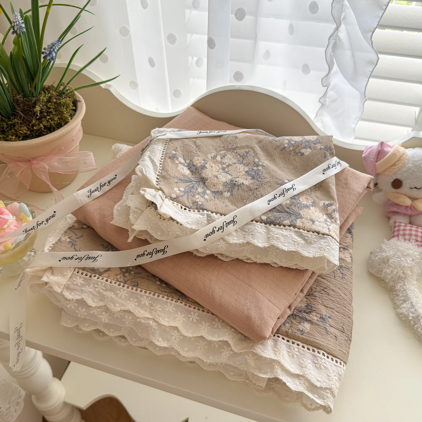 Bettwäsche-Set mit Blumenmuster, Prinzessin, Bettbezug, Bettwäsche-Set Zm бе Sosyal Set, Raumdekoration, Geburtstagsgeschenk, Schlafzimmer – Detail 4
