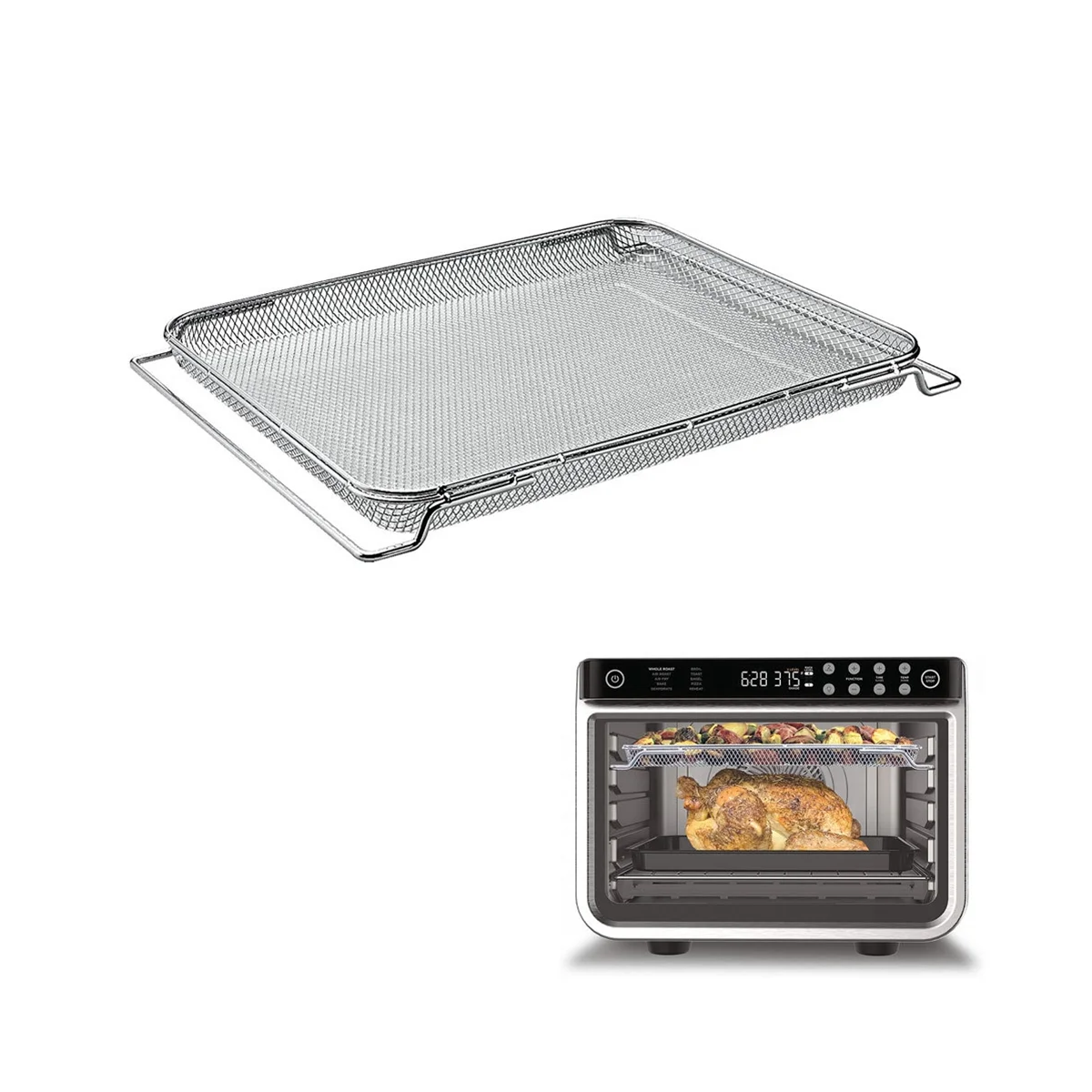 Сменная корзина для жарки для духовки Ninja Foodi DT251 DT201 DT200, аксессуары для духовки из нержавеющей стали