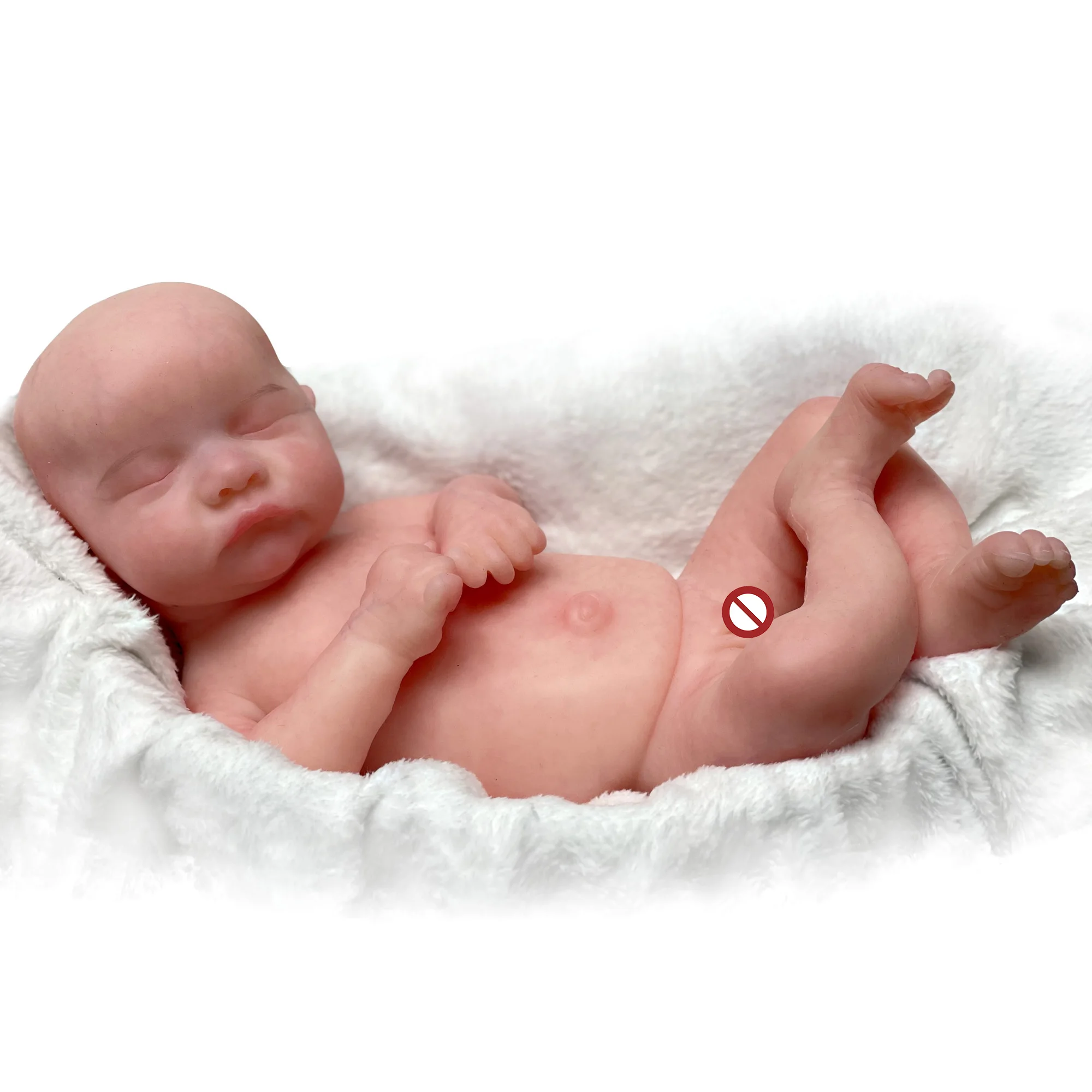 

18 Inch Levi Full Solid Silicone Reborn Dolls Handmade Painted Lifelike Bebe Reborn Dolls DIY Kits Corpo De Silicone Inteiro