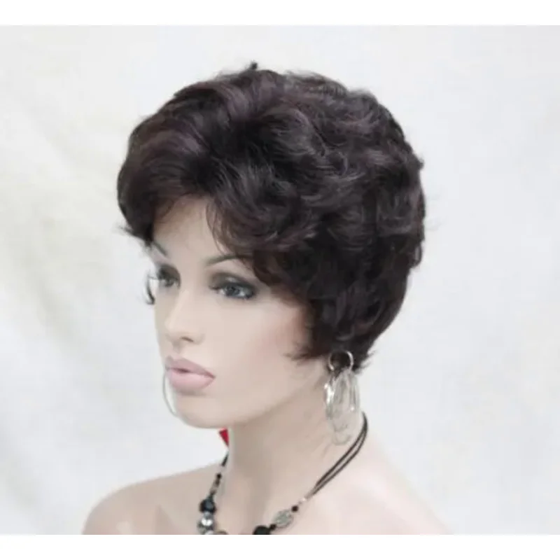 6color Sexy Ladies Girl wig short curly hair Wigs @@#>>>