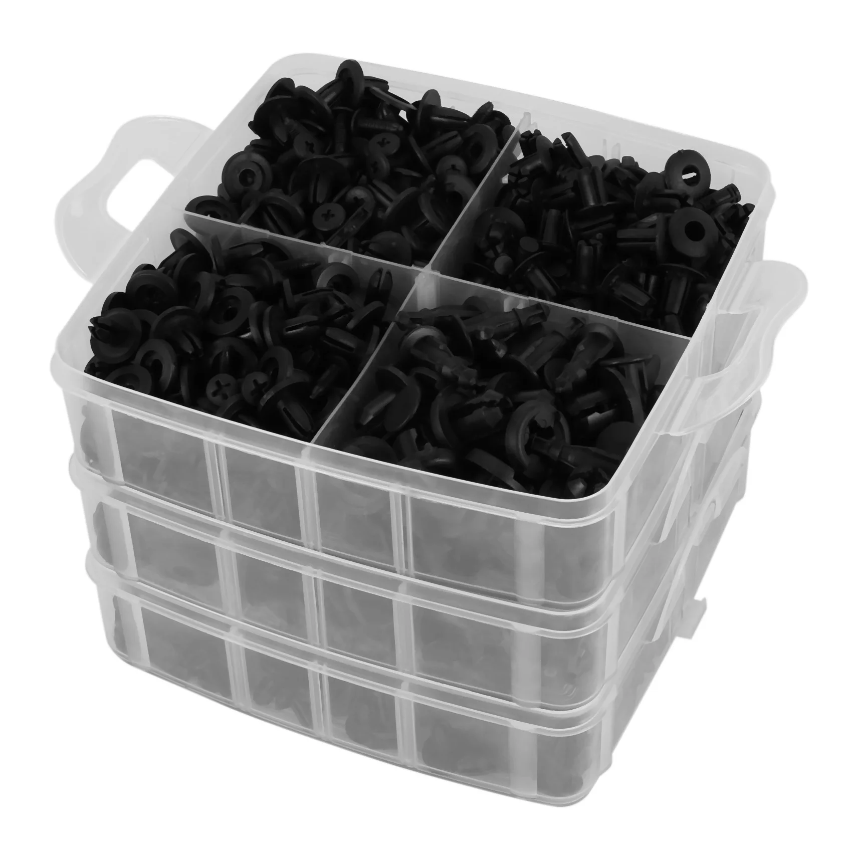 Portable 620Pcs Universal Mixed Auto Fastener Car Bumper Clips Retainer Car Fastener Rivet Door Panel For Fender Liner For All C