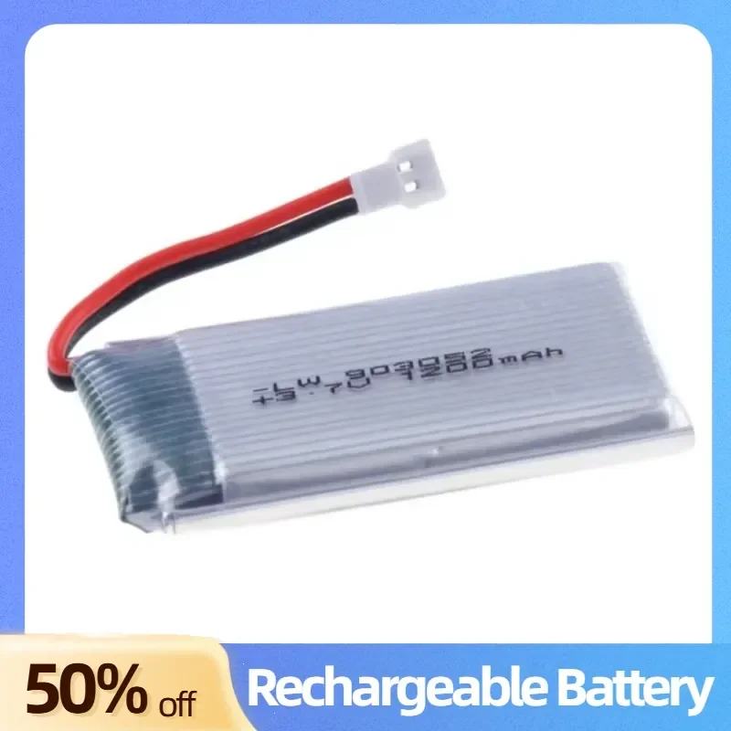 Lithium-ion Battery Built-in Protection Board 3.7V 1200mAh for Model Airplane Remote Control Airplane Quadcopter Battery