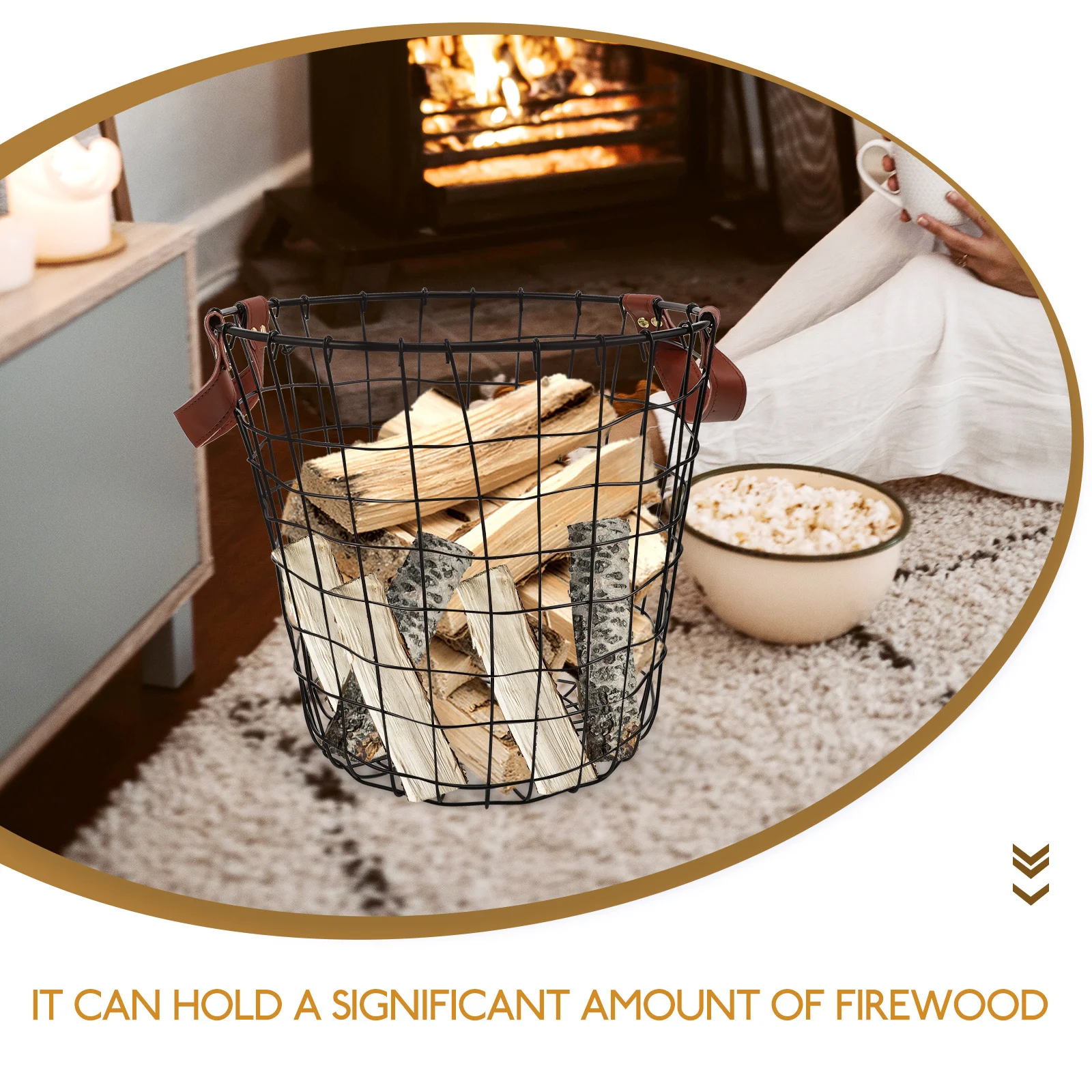 Круглая проволочная корзина