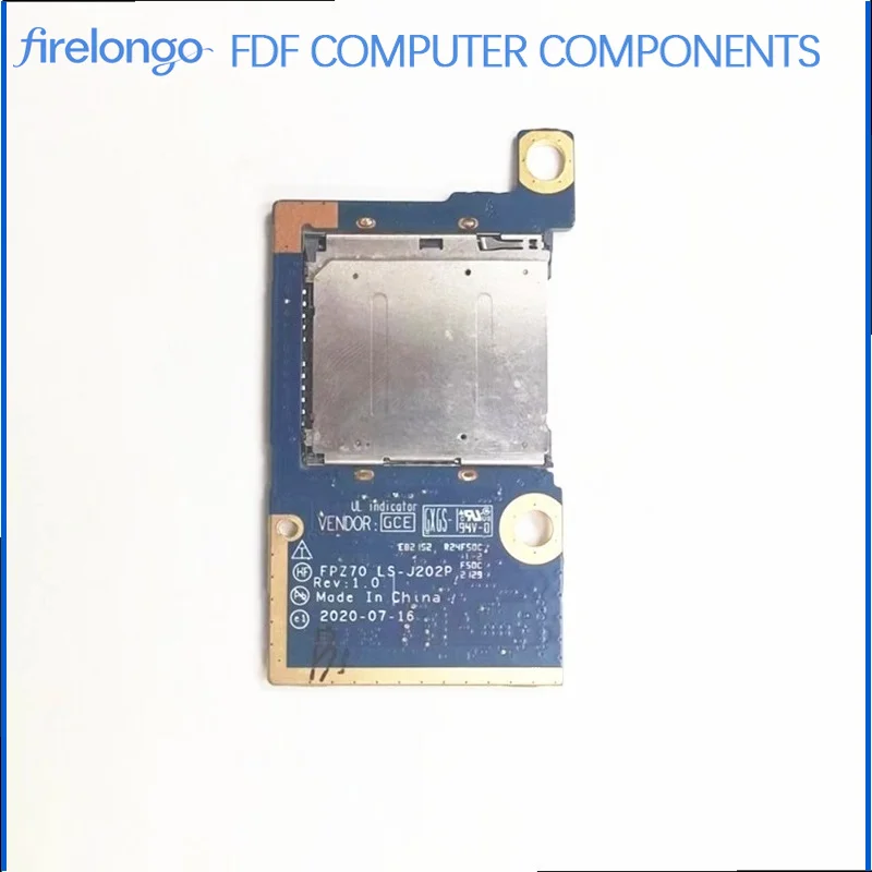 For HP ZBOOK 15 17 G5 G6 Original Card Reader Board LS-J202P FP270 for Workstation