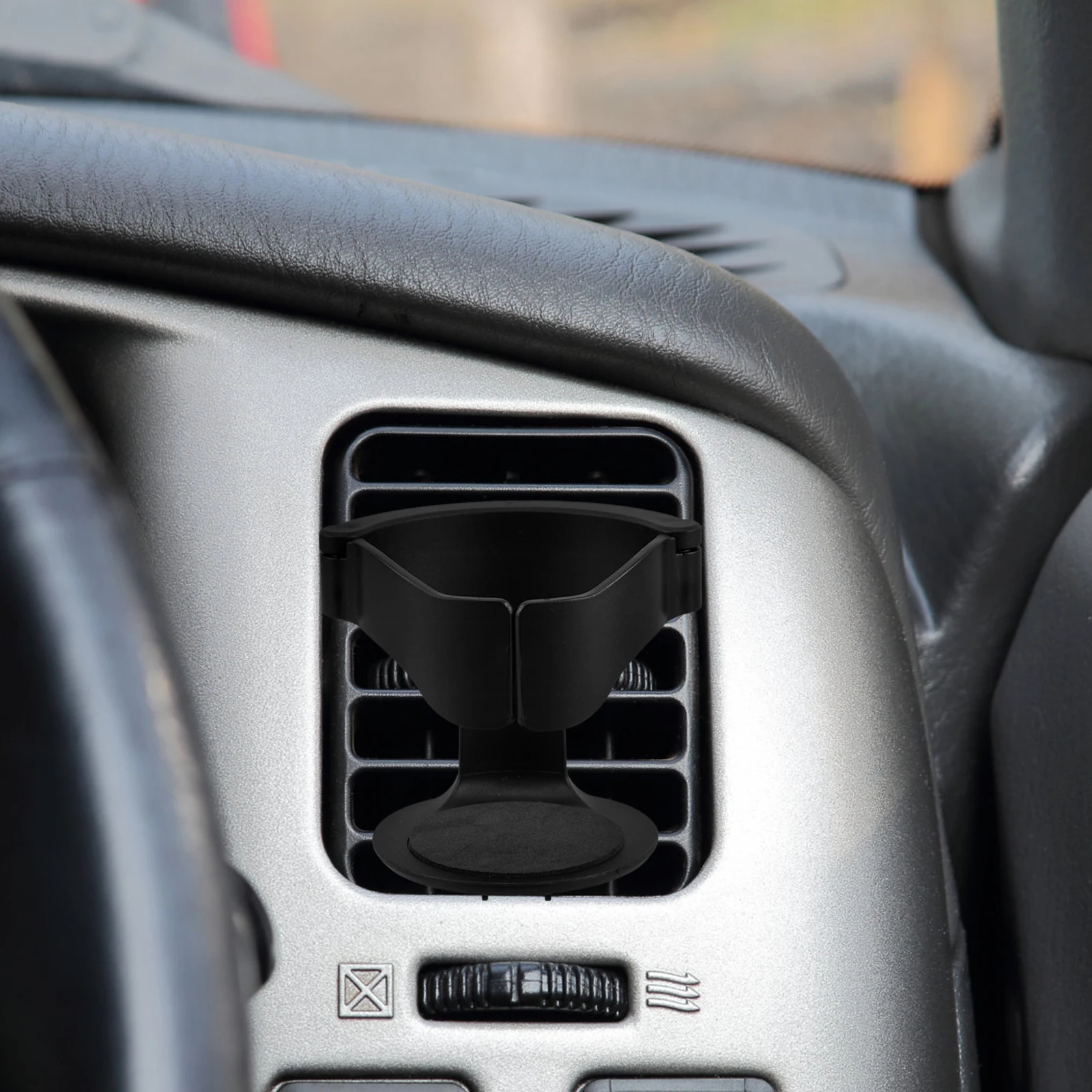 

Car Cup Holder Multifunctional Universal Large Air Vent Black Truck Automotive Practical Cup Holders for Car Outlets Stylish