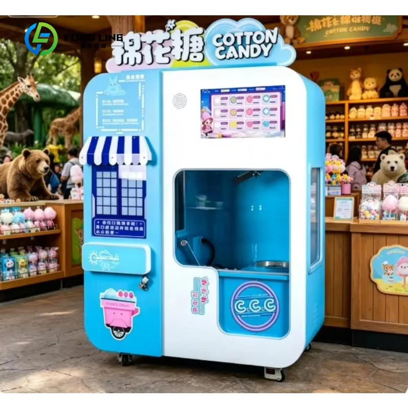 Customized Sugar Candy Cotton Vending Machines Bulk Cotton Candy for Vending Machines Cotton Candy Machine