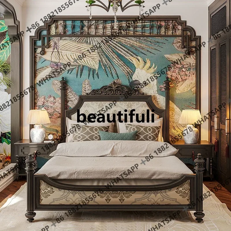 

X Все массив дерева, элитная вилла, свадебная кровать, спальня, резная двуспальная кровать.