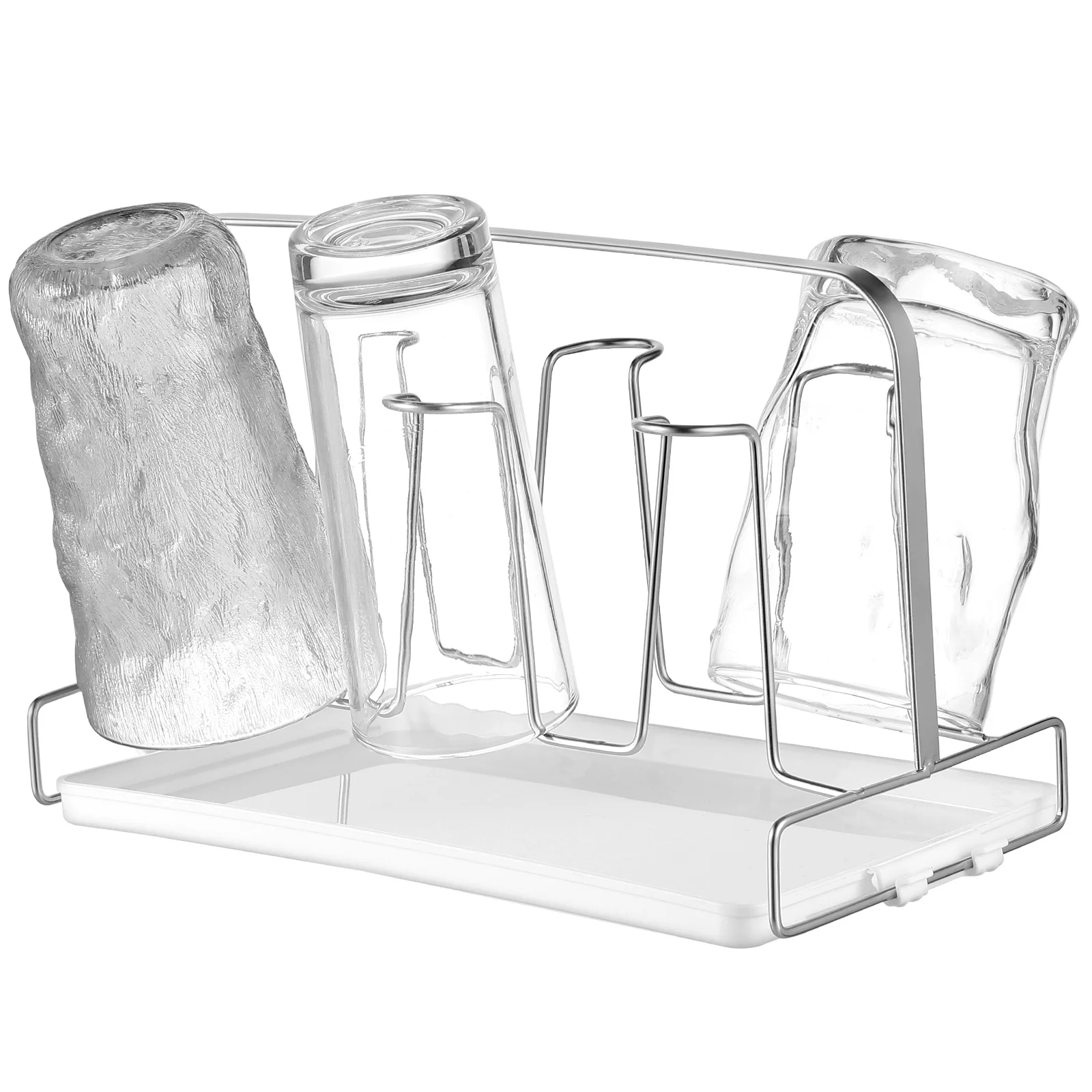 

Cup Holder Coffee Mug Rack Drainer Tea Kitchen Drying Bar Organizer Drinking Glass Stand