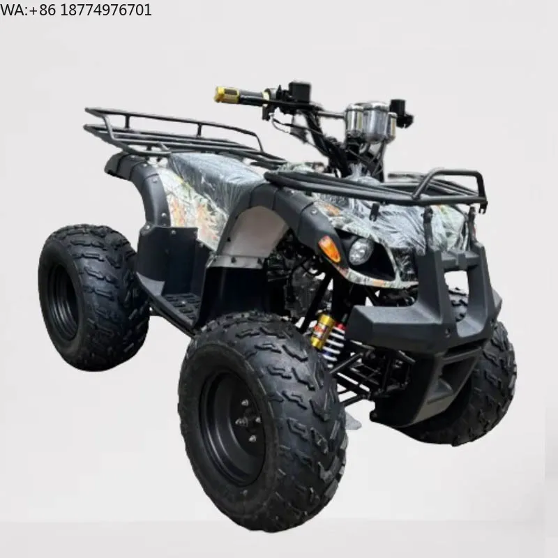 CE Certified 150cc ATV with Green Paint Upgraded Frame Aluminum Wheels 4x4 Transmission System