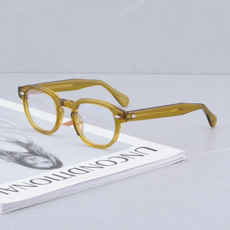 

Johnny Depp Lemtosh Eyeglasses Frames for Men High Quality Acetate Clear Glasses Women Luxury Brand Vintage Glasses Frame