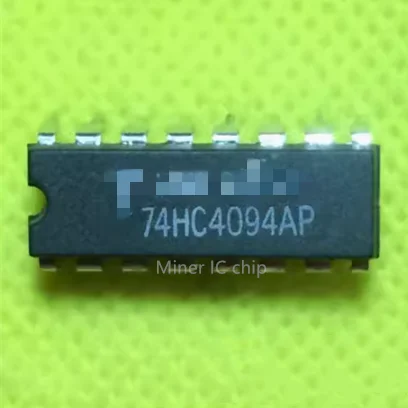 5 uds 74HC4094AP DIP-16 chip IC de circuito integrado