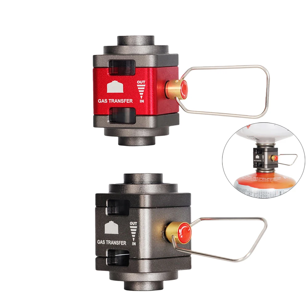 Butan/Isobutan Nachfülladapter, Gasumwandler Isobutan-Dosen-Adapter, Kraftstoff-Transfergerät, Gas-Sparer Kraftstoffdosen-Adapter – Detail 2