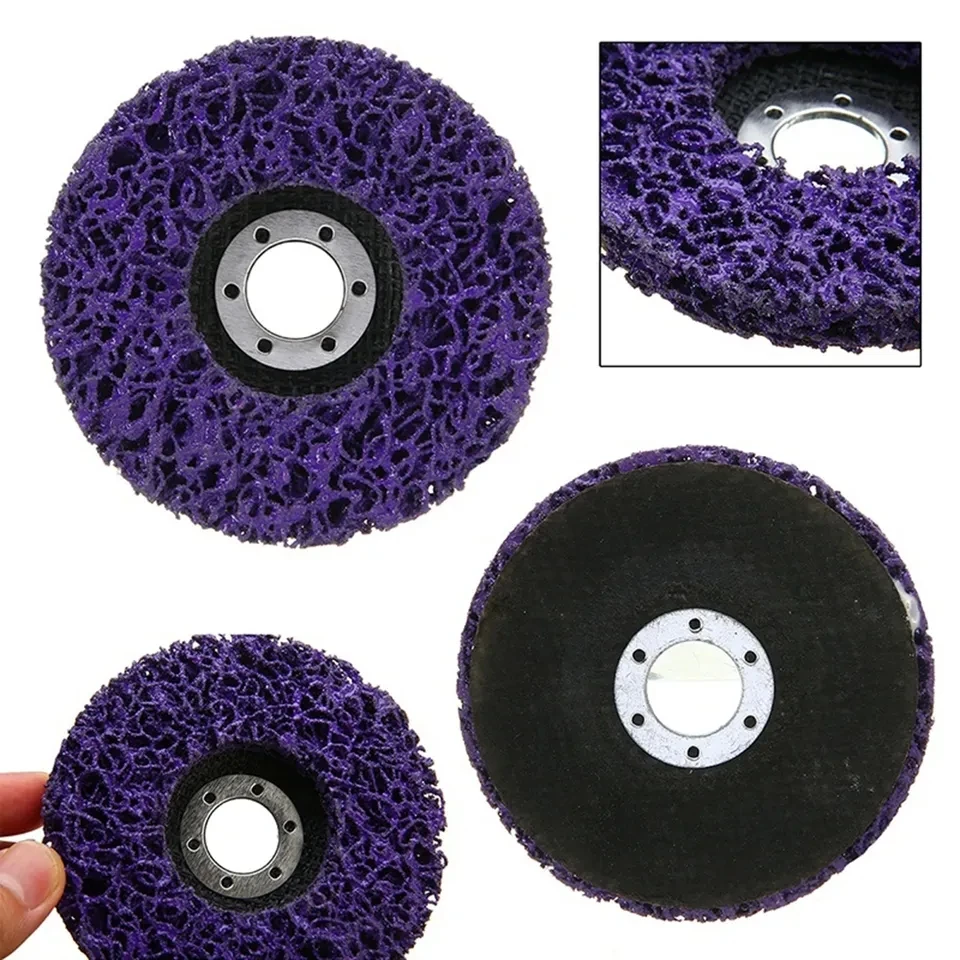 Car Poly Strip Disc Abrasive Wheel Paint Rust Remover Clean Grinding Wheels for Motorcycles Durable Angle Grinder