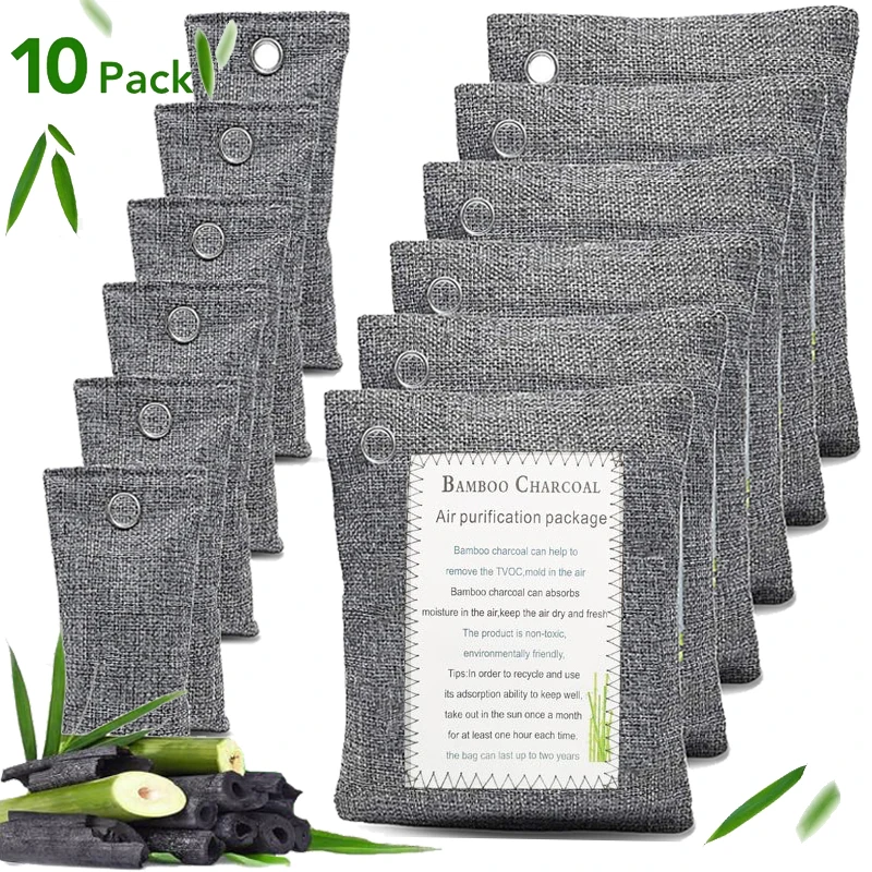 Bamboo Charcoal Bags Odor Absorbe Car Home Remove Formaldehyde Activated Carbon Bag Flavor Removal Air Purifier Shoes Carbon Bag