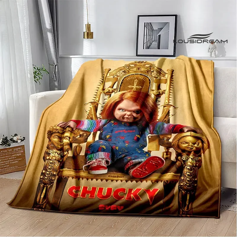 Horror movie Cult of Chucky printing blanket throw blanket thin blanket Warm and beautiful blanket