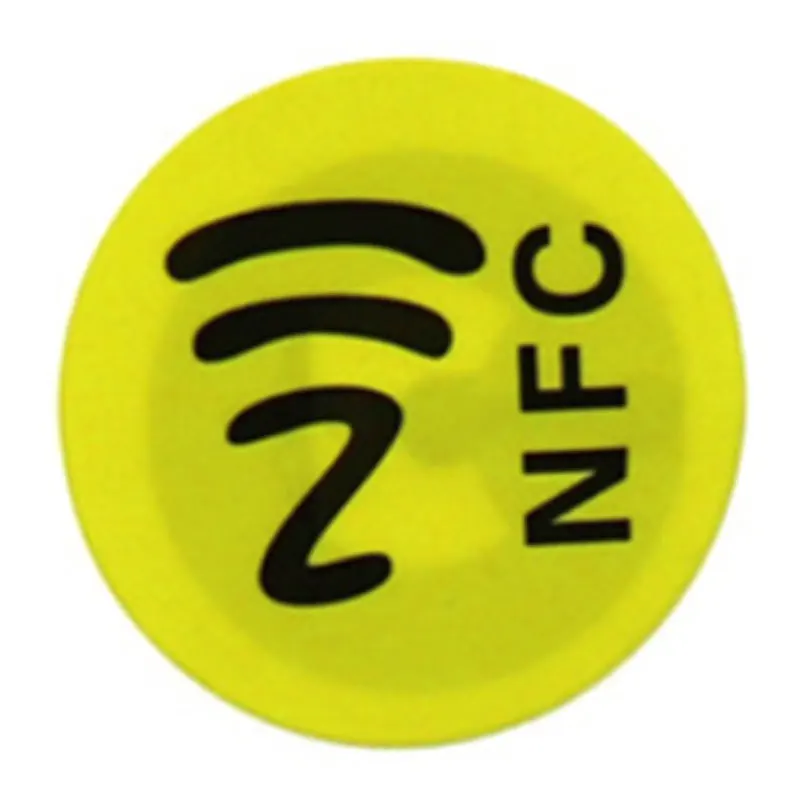 1Pc Willekeurige Kleur Waterdicht Huisdier Materiaal Nfc Stickers Smart Adhesive Ntag213 Tags Voor Alle Telefoons