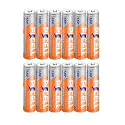 12PC PKCELL  1.6V AAA Ni-Zn Battery AAA Rechargeable Battery 3A aaa 900mWh nizn flashlight toys Batteries