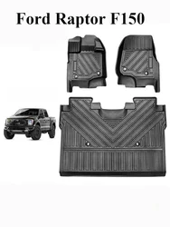 TPE Car Floor Mats for Ford Raptor F150 15-22 f150 rubber special foot pads waterproof and wear-resistant cars accessories