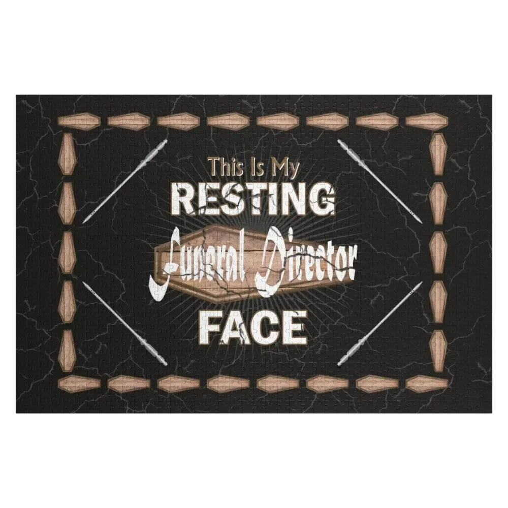 

This Is My Resting Funeral Director Face Jigsaw Puzzle Customized Kids Gift Baby Toy Puzzle