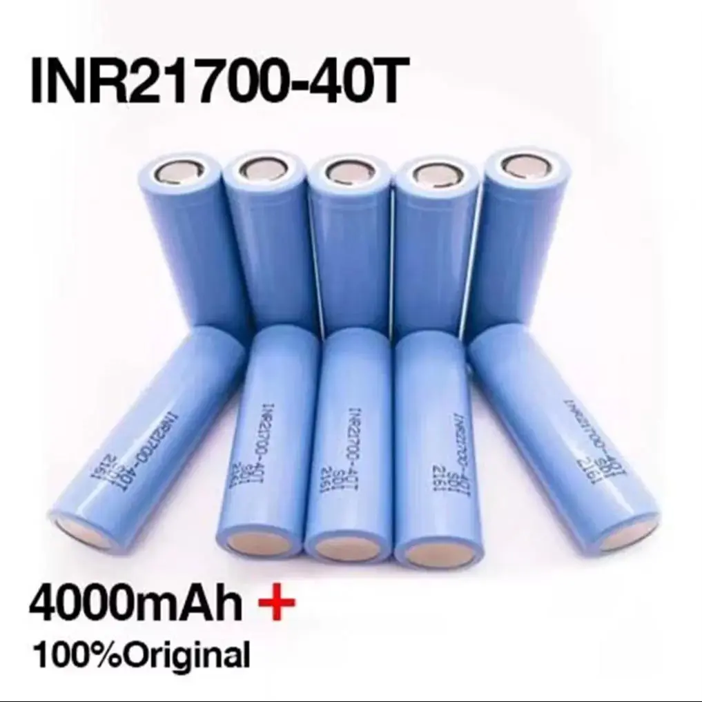 Originele 21700 lithium-ionbatterij 4,0 Ah INR21700-40T 4000 mAh 30A hoge ontlading grote capaciteit voor elektronica - afbeelding 2