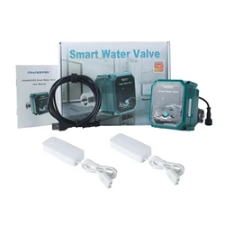 Tuya WIFI Smart Stainless Steel Valve Smart Faucet Automation Controller DN15 DN20 DN25 Intelligent linkage 2pc Water Sensor
