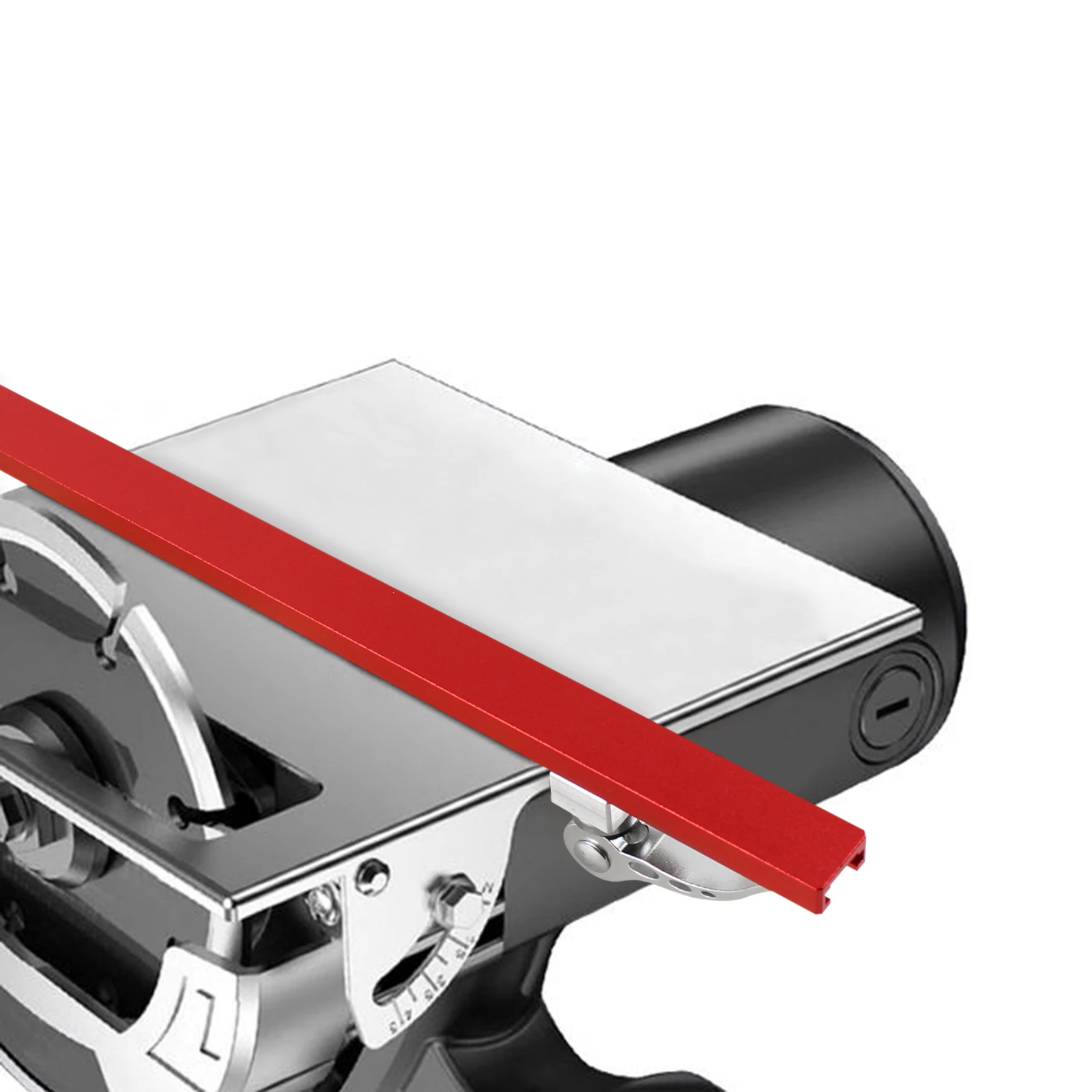 1Pc Circular Saw Guide Rail, Quick Lock Adjustable Cutting Guide, Precision Woodworking Clamp for Straight Cutting &Milling Too