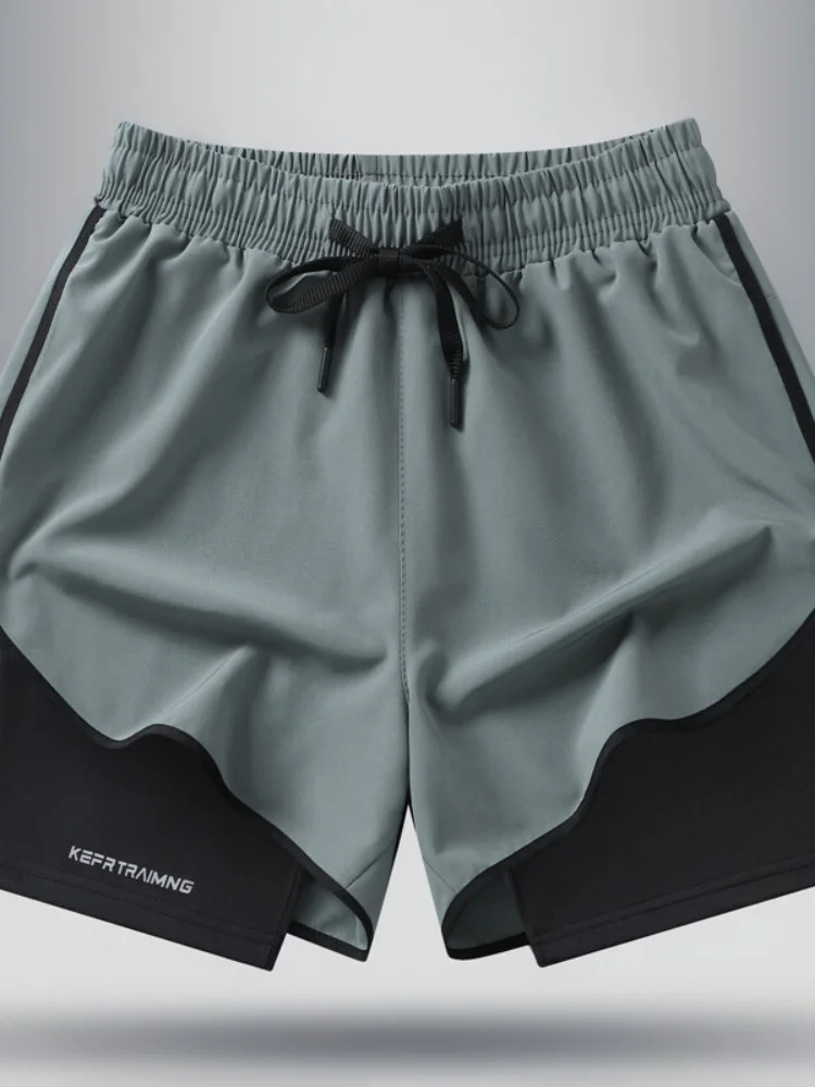 Мужские повседневные брюки свободного кроя свободного кроя Qui Dry Training orts Summer Running Fitn для легкой атлетики, длина четверти