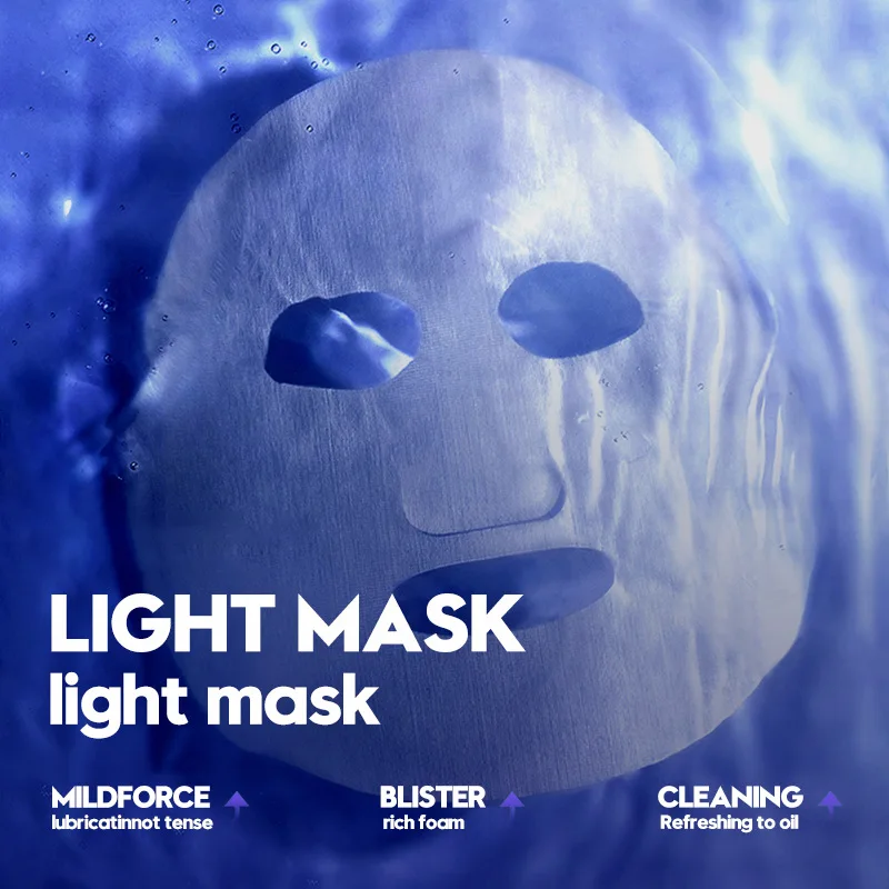 5 قطعة SADOER الرجال قناع الوجه المضادة للتجاعيد ترطيب النفط السيطرة مكافحة الشيخوخة ترطيب أقنعة الوجه ورقة قناع العناية بالبشرة