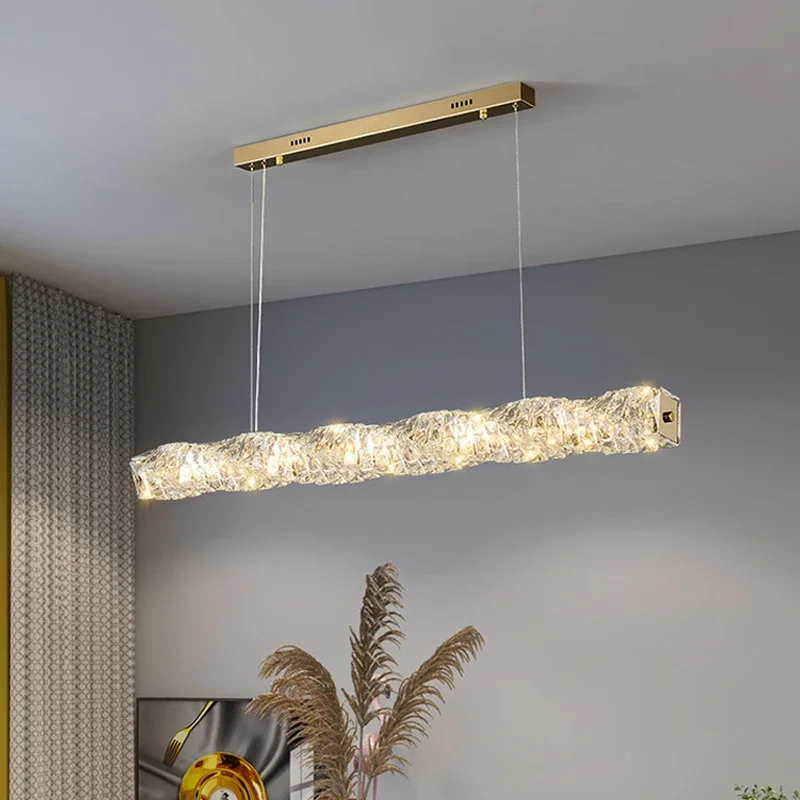 

Modern Luxury LED Crystal Chandeliers for Dining Room Kitchen Lighting Decor Lustre Pendant Chandelier Indoor Bar Lights Fixture