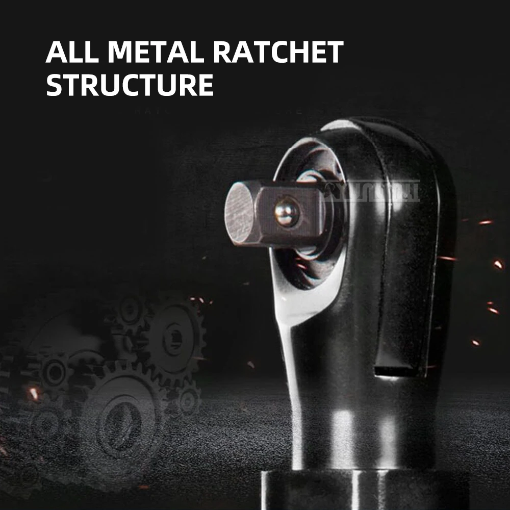 Brushless Electric Ratchet Wrench RW1210 – Rechargeable High Torque 90° Right Angle Ratchet Wrench for Truss and Auto Repair