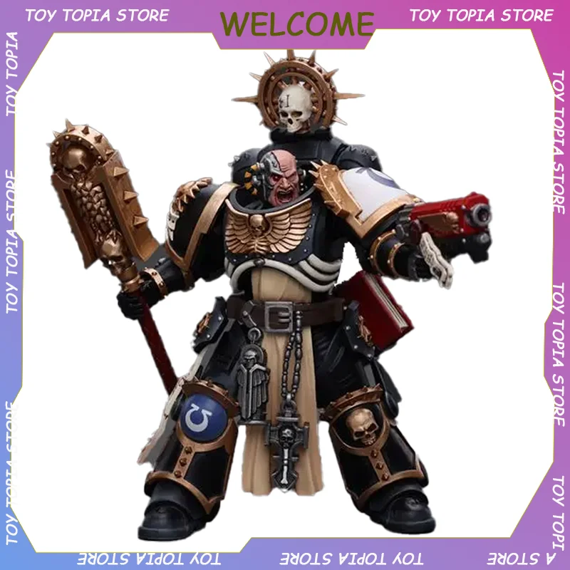 JOYTOY Warhammer 40k 1/18 Ultramarines Chaplain Indomitus Anime Figurine Action Figure Statue Collection Model Decor Toys Gifts