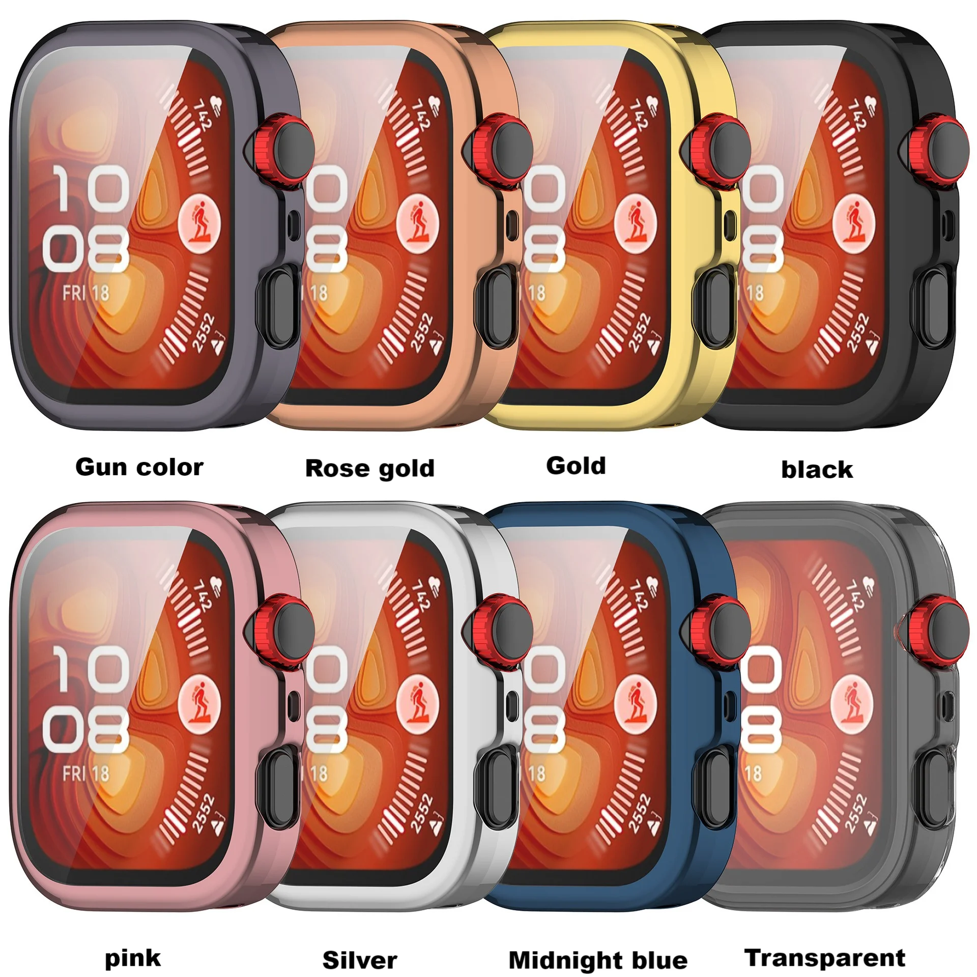 Custodia morbida in TPU per Huawei watch Fit 4 4pro custodia per smartwatch Protezione per schermo a copertura totale Paraurti per accessori Huawei Fit4